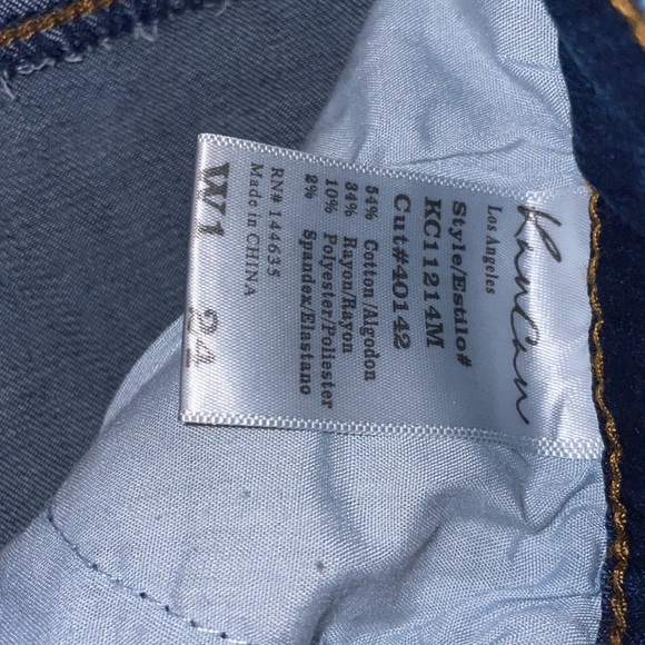 Kancan USA Denim Skinny Jean Size 24 - Picture 6 of 6